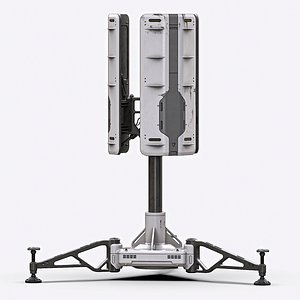 Sci Fi Portable Radar 3D model