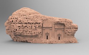 3D Qasr Al Bint AlUla Madain Saleh 3D - KSA sudia aribia