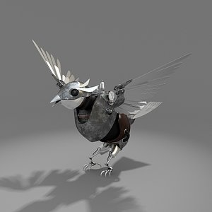 mechanical bird steampunk