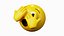 Emoticon Emoji o Smiley che sbircia l'occhio