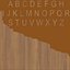 3D Wood Alphabet