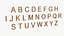 3D Wood Alphabet