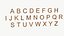 3D Wood Alphabet