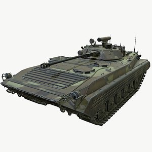 IFV - BMP2  - 9M113 missile 3D model