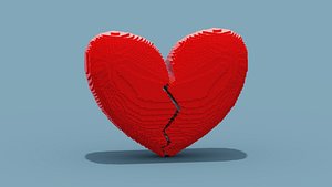 3D model Broken Heart