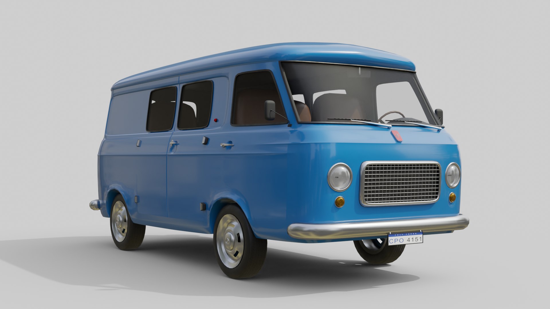 3D Model Vintage Van - TurboSquid 2272249