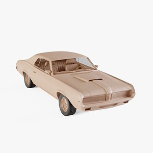 1969 Mercury Cougar XR7 3D