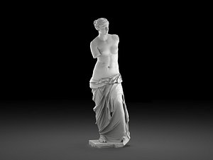 3D Venus de Milo Low-poly