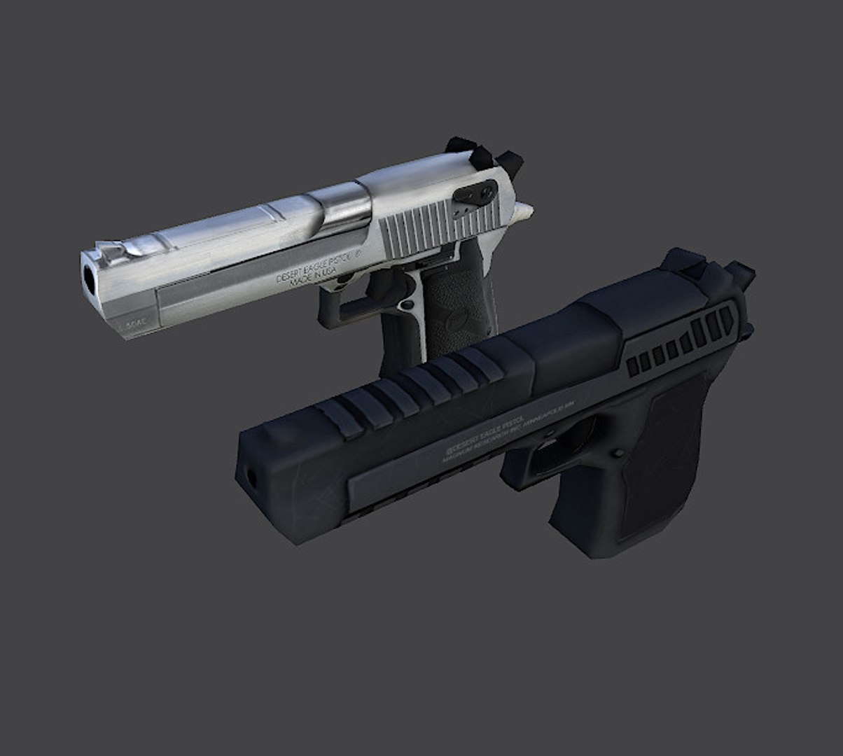Free Desert Eagle Pistol 3d Model