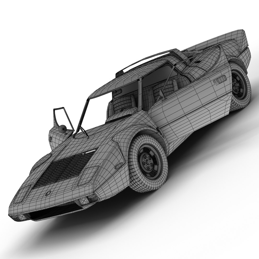 lancia stratos 3d max
