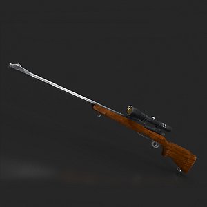 hunting rifle 3D model