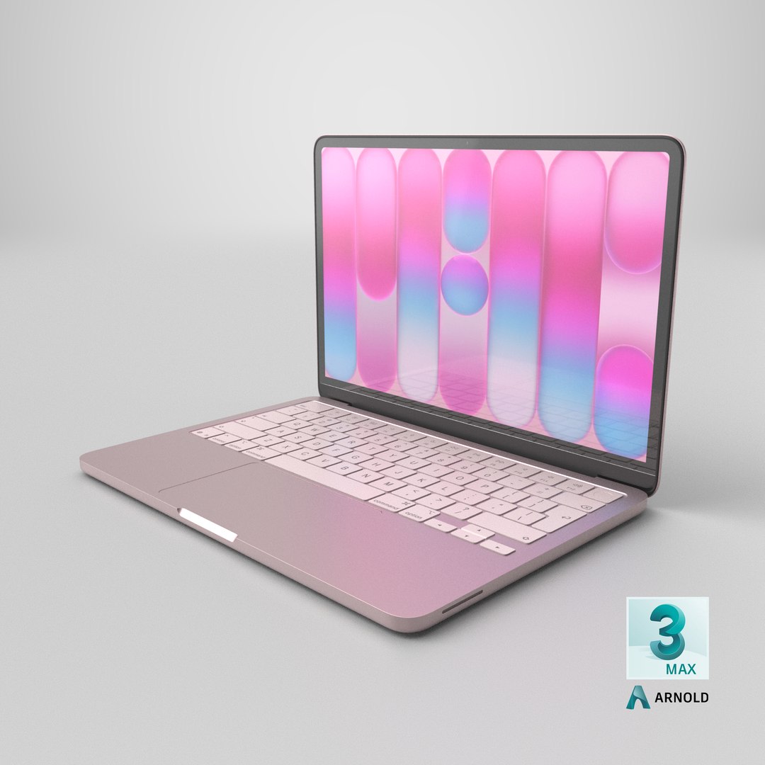 Blush MacBook Neo 3D Model Model - TurboSquid 2553108