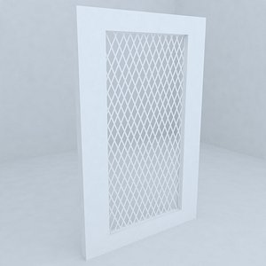 fence railing 3d model