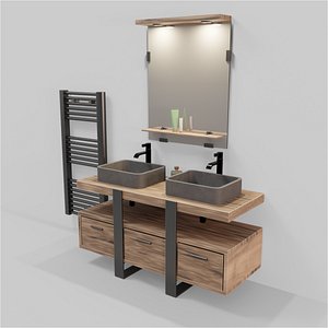 Bathroom furnitures 3D