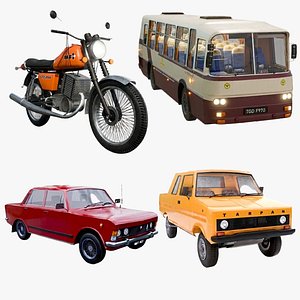 3D Classic Poland  Eastern European Vehicles Pack POLSKIE SAMOCHODY 3D