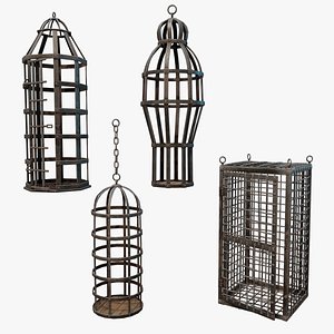 3D model Metal Cages