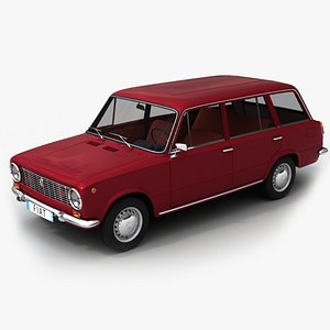 fiat 124 familiare 3D model