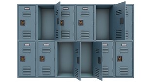 3D model Sports Gym Locker