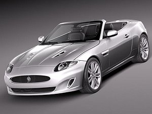 xkr 2012 sport convertible 3d model