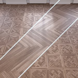 3D Parquet - Laminate - Wooden floor 3 in 1