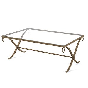 Barbara Barry Baker Iron Coffee Table 34-53-1