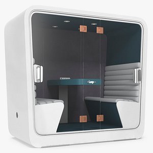 3D Acoustic Enclosed Meeting Pod Loop model