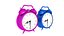 Alarm Clock P?NK BLUE