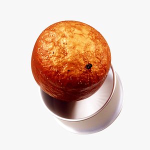 3D model Banana Raisin Muffin - High Quality 3D Asset