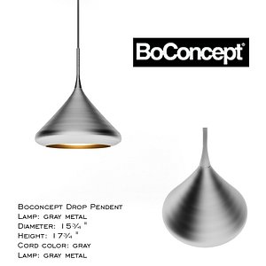 boconcept drop pendent 3D