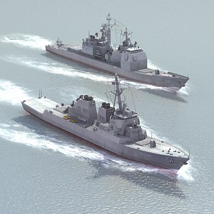 DDG51 CG68 Navy Set