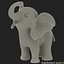 Cartoon Elephant Rigged for Cinema 4D