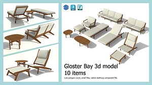 gloster bay teak furniture model