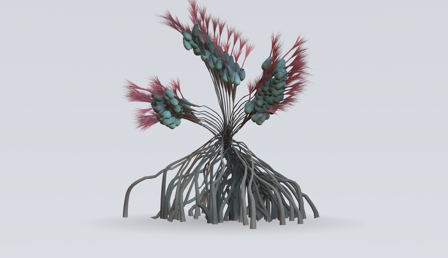 Alien Plants Set 003 3D Model - TurboSquid 2129901