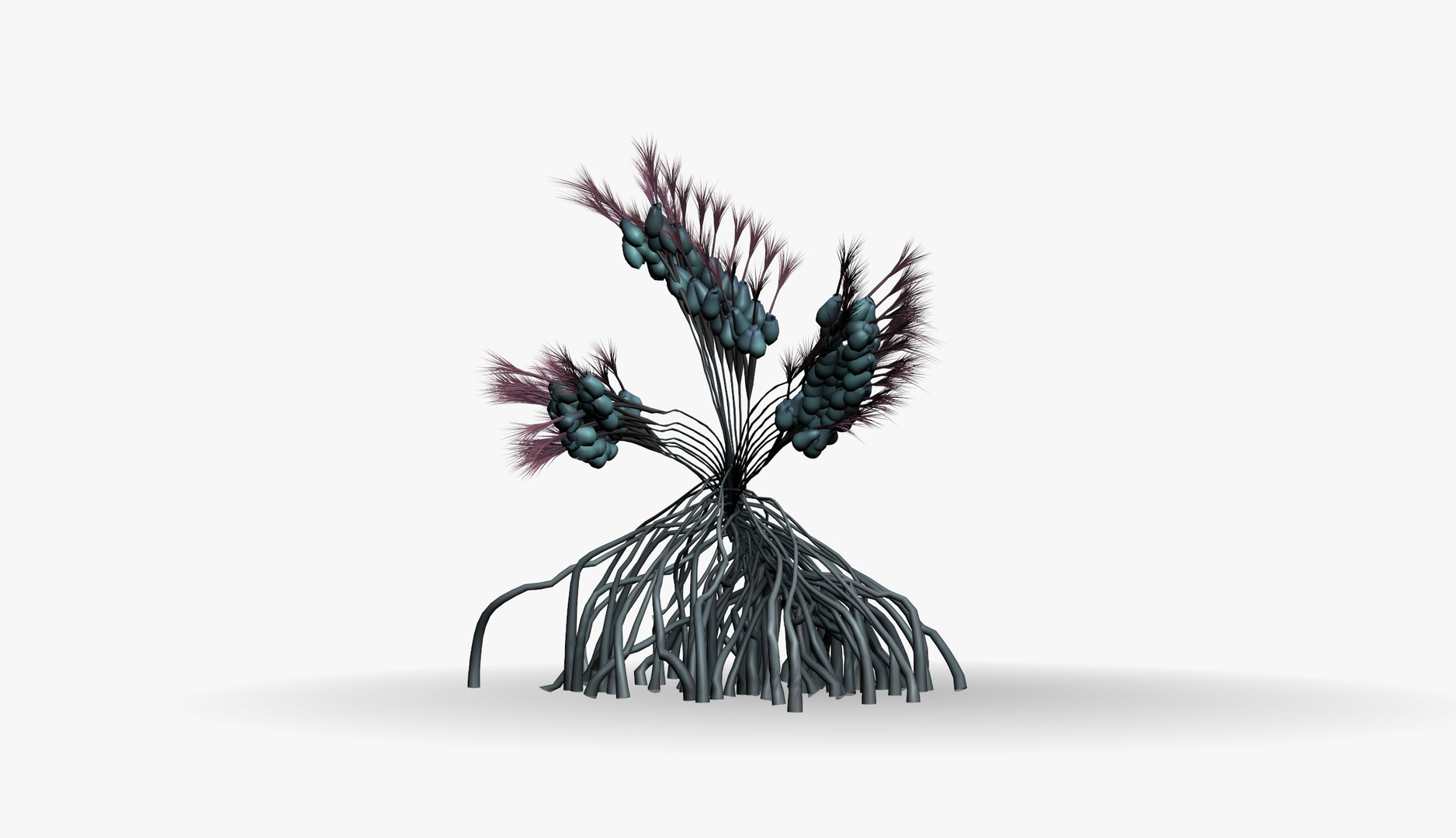 Alien Plants Set 003 3D Model - TurboSquid 2129901