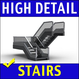 Staircase 3D Model