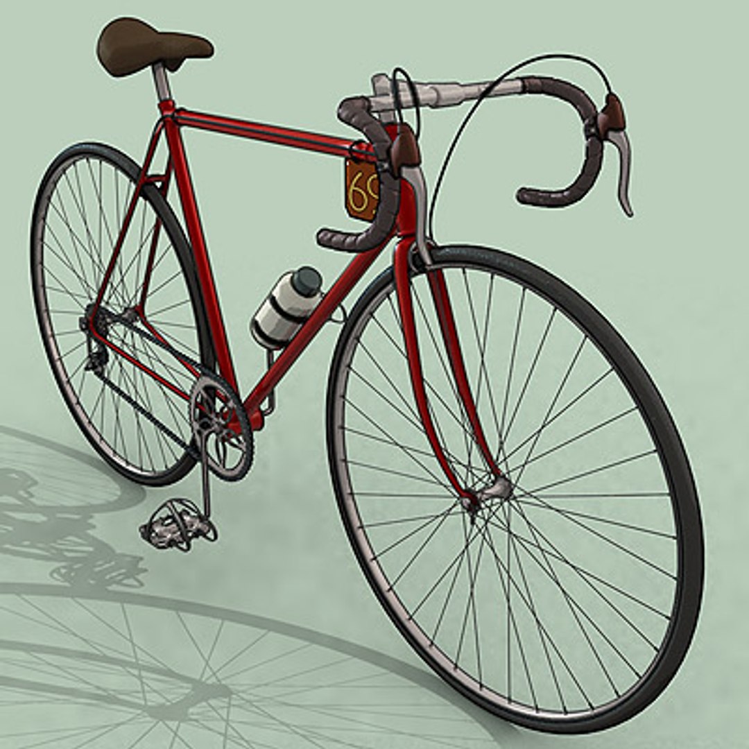 3d Model Racing Bike Chain