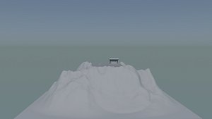 3D model Ancient greek temple 3D