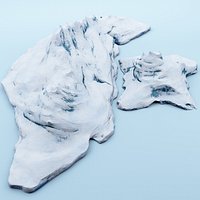 Iceberg ice floe cartoon 3