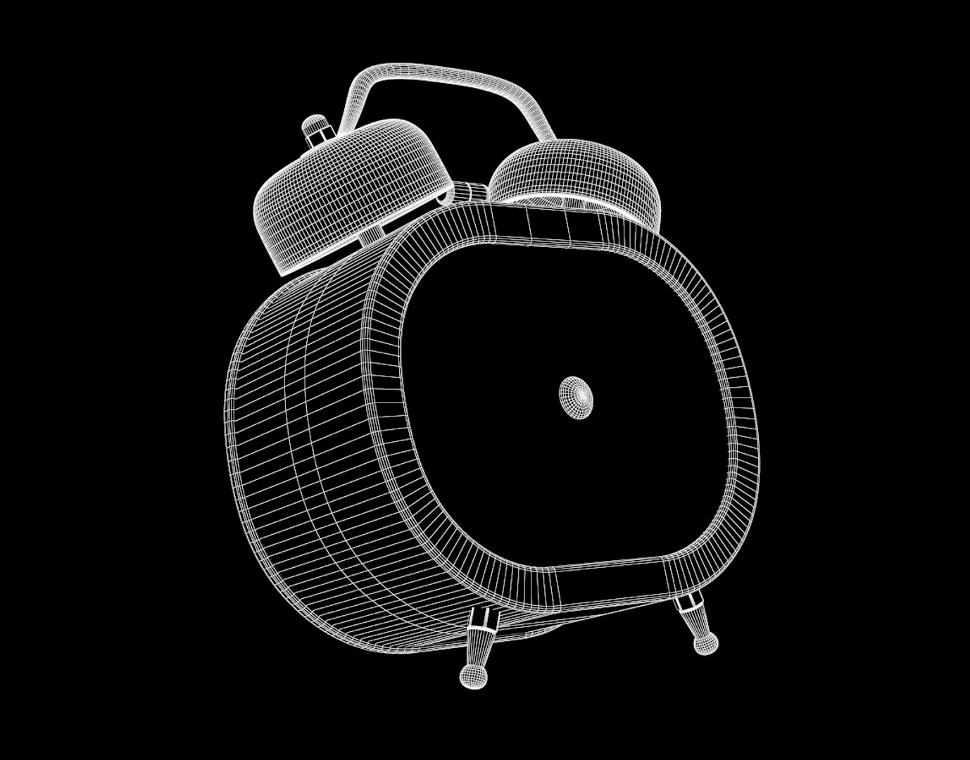 3D Alarm Clock Model TurboSquid 1211383