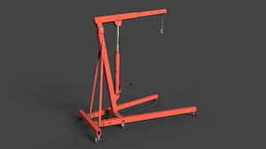 3D small Crane with PBR