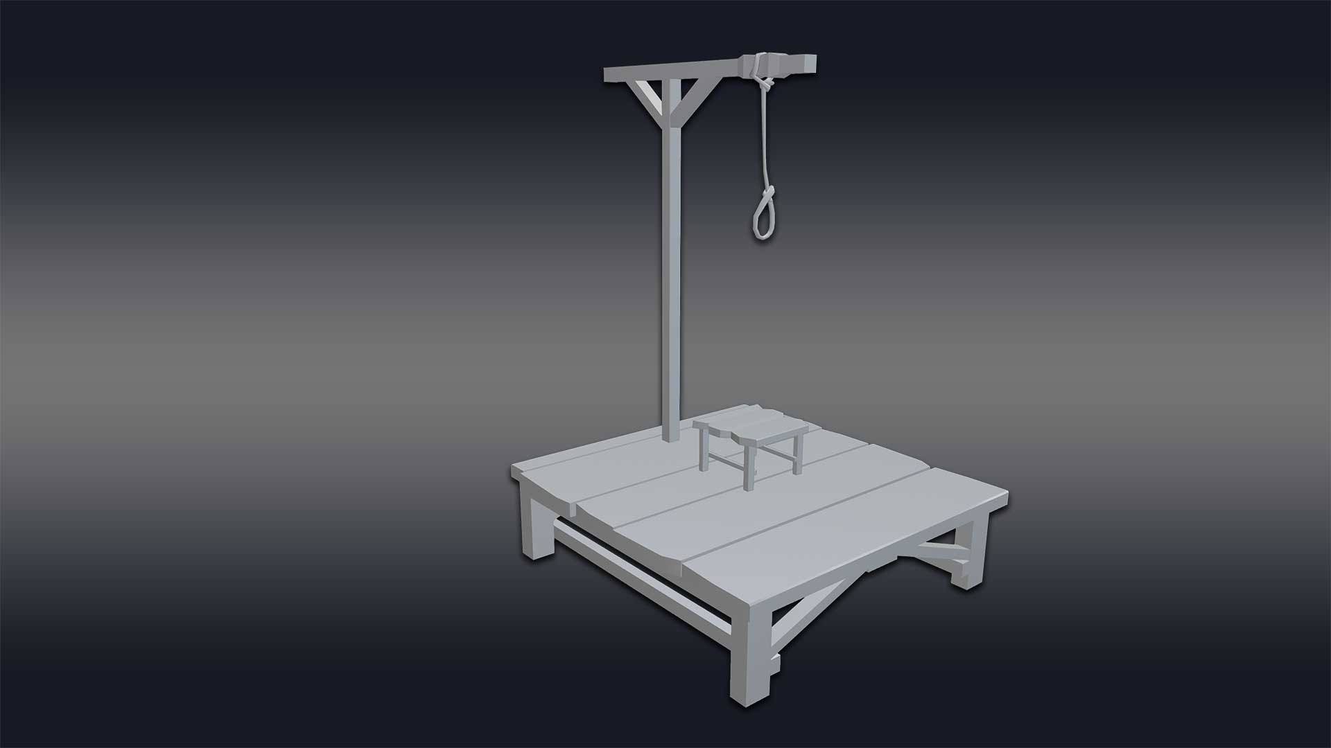 Free 3D Hanging Gibbet 3D Model TurboSquid 2148139