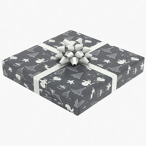 3D model Christmas Present 9 V4