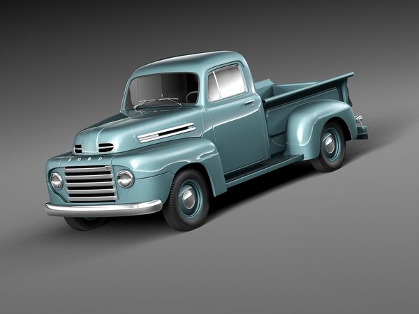 フォードF1ピックアップ19503Dモデル - TurboSquid 599186