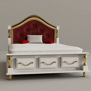 3D Capitone Bed