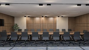 3D meeting room model