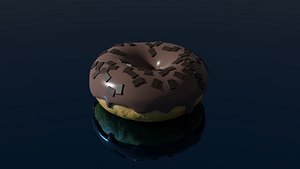 3D Chocolate Donut