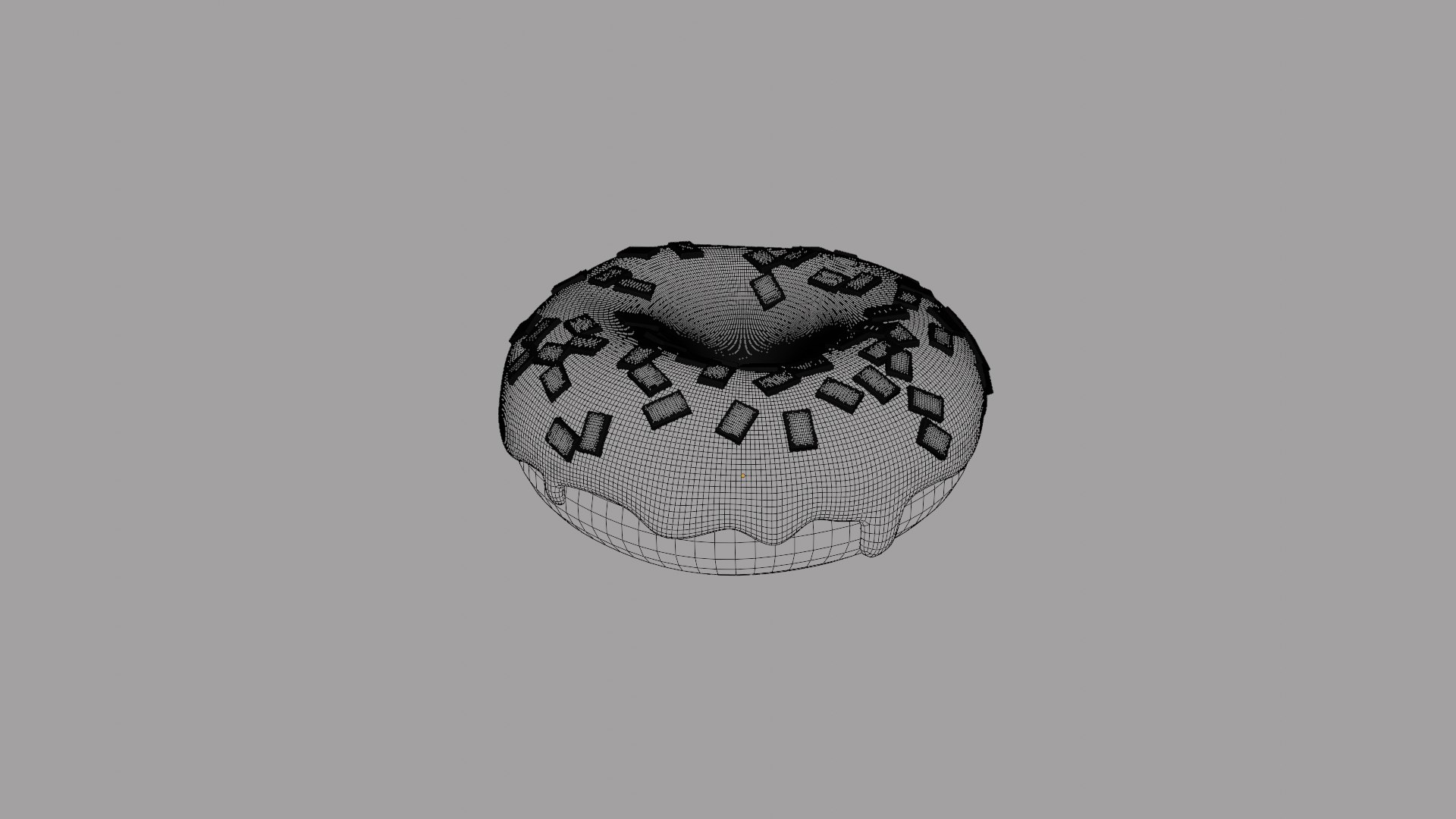 3D Chocolate Donut - TurboSquid 1895310