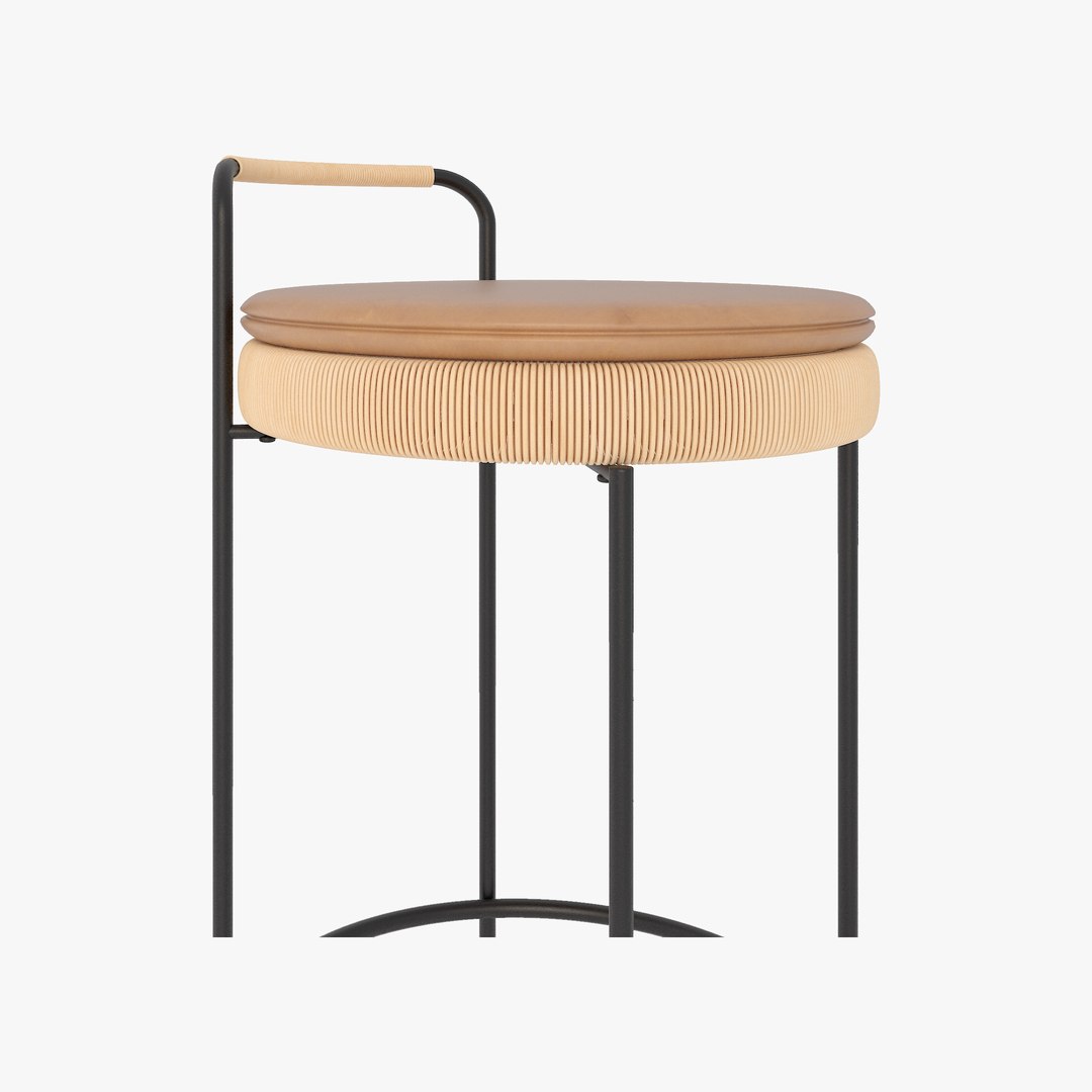 Wood Stool 001