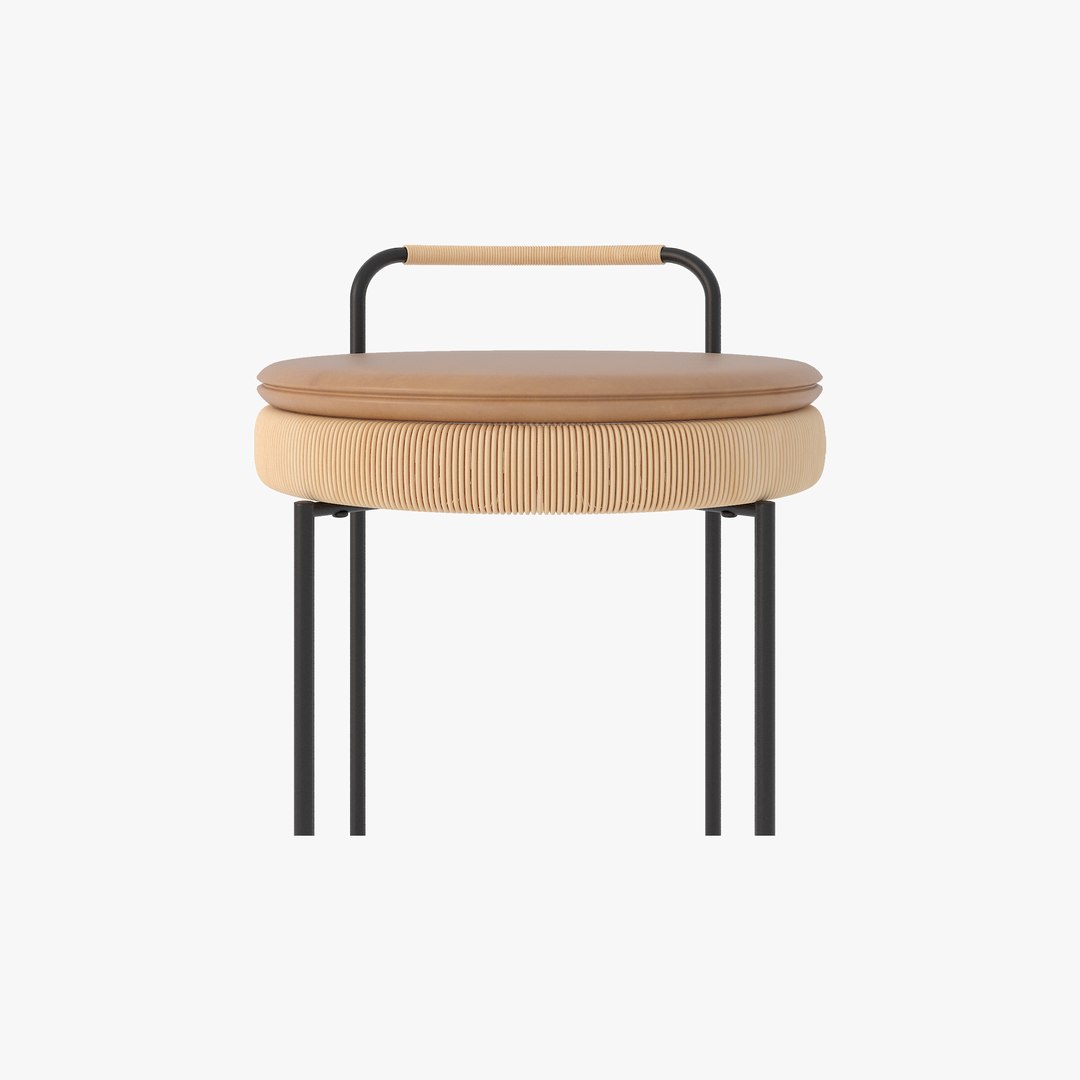 Wood Stool 001 main image 0