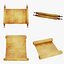 Scrolls Empty Set 3D model